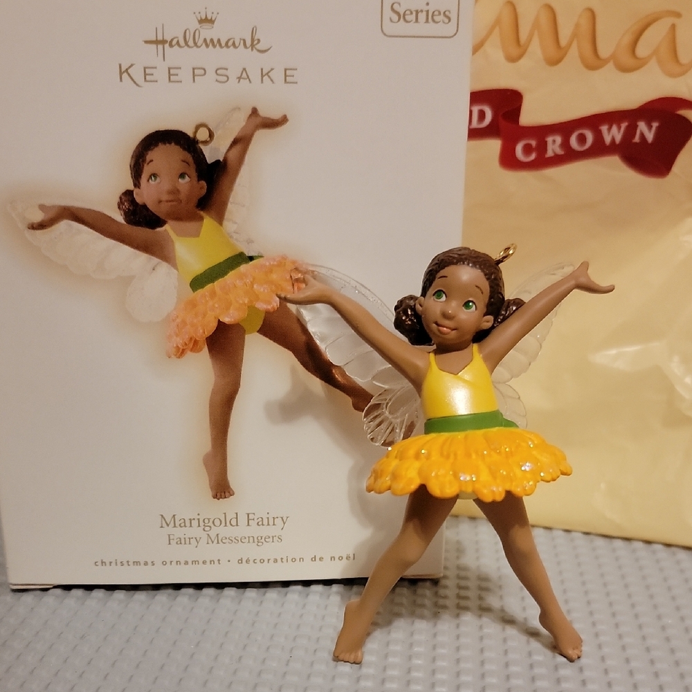 Hallmark 2009 Fairy Messenger Marigold Ornament